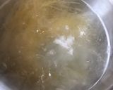 鶏ひき肉と葱のパスタ作り方5写真