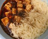1人分レシピ：低糖質麺&麻婆豆腐作り方3写真