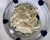 どっさりのっけネギのきしめん作り方3写真