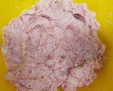 ジャガイモ厚揚でかさまし煮込みハンバーグ作り方2写真