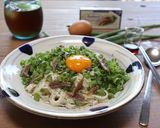 どっさりのっけネギのきしめん作り方6写真