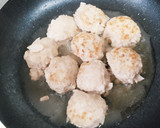 ジャガイモ厚揚でかさまし煮込みハンバーグ作り方3写真