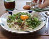 どっさりのっけネギのきしめん作り方8写真