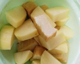 ジャガイモ厚揚でかさまし煮込みハンバーグ作り方1写真