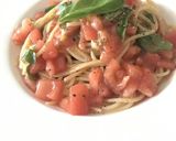 ペロリと美味♪「冷製トマトパスタ」作り方5写真