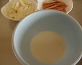 長いもとソーセージの揚げ絡め作り方2写真