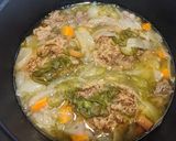 無水鍋でカレー：ピーマン＆キュウリ編作り方6写真