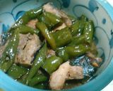 甘辛長唐辛子の鯖缶和え作り方6写真