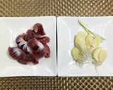 おつまみに最高砂肝とにんにく炒め作り方2写真