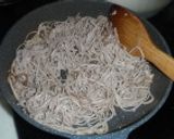 ちりめん山椒の焼き和そば作り方2写真