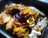 フライパンでおこげ付き石焼きビビンバ作り方3写真