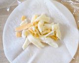 簡単！餃子の皮でチーズおつまみ作り方2写真