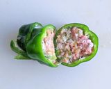 餃子の具でピーマンの肉詰め作り方4写真