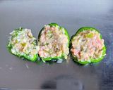 餃子の具でピーマンの肉詰め作り方5写真