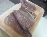 香味たれをかけた鯖の揚げ焼き　作り方1写真