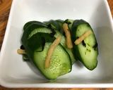 簡単！お茶漬け海苔でキュウリの浅漬け作り方3写真