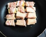 厚揚げの豚巻きの照り焼き作り方1写真
