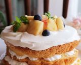 焼かないケーキ♡フルーツネイキッドケーキ作り方4写真