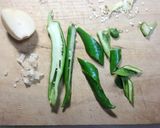 万願寺とうがらしのペペロンチーノ作り方2写真