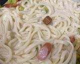 アボカド豆乳カルボナーラうどん作り方4写真