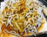 しらす＆玉子かけの湯豆腐作り方3写真