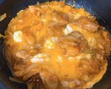 コチュジャン&豆板醤入り 旨辛親子丼作り方13写真