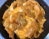 コチュジャン&豆板醤入り 旨辛親子丼作り方14写真