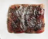 簡単！大葉香る♡びんちうまぐろの昆布じめ作り方3写真