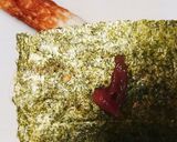 お弁当★梅のりチーズちくわ巻き★作り方1写真
