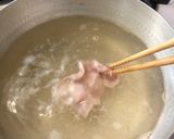 豚塩冷麦作り方3写真