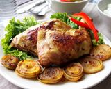 玉ねぎと鶏もも肉の自家製タンドリーチキン作り方3写真