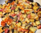 カリカリ☆なすベーコンチーズ焼き☆作り方4写真