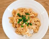 悪魔飯⁉️ズボラ飯⁉️ふわふわ卵丼‼️作り方4写真