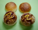 簡単！ミニコロッケバーガー☆バンズ~作り方1写真