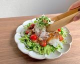 夏にぴったり☆梅おろし冷しゃぶサラダ作り方11写真