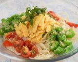 簡単野菜サラダ素麺作り方5写真