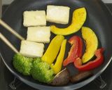 豆腐と野菜のひまわりオイルソテー作り方4写真
