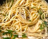 和風★明太子としめじ・シソのパスタ作り方5写真