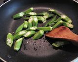 オクラ＆トマト＆卵の彩り炒め作り方7写真