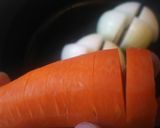鶏肉のすき焼き風日本酒鍋作り方1写真