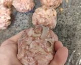 うずら卵入りメンチカツ作り方7写真