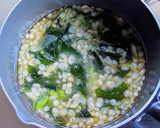 長ネギとわかめ・揚げ玉の味噌汁作り方6写真