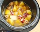 おつまみに♪タコとじゃがいものアヒージョ作り方9写真