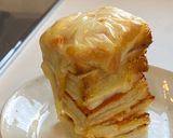 おっとっと。ピサの斜塔風　ピザトースト✨作り方13写真