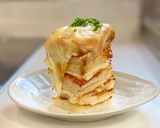 おっとっと。ピサの斜塔風　ピザトースト✨作り方15写真