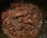 鶏レバーと山椒佃煮の煮物作り方4写真