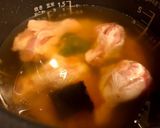 鶏ダシのぽかぽか粥作り方2写真