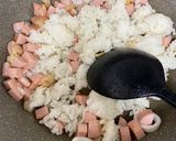 シーフード揚げ玉入りピラフ作り方1写真
