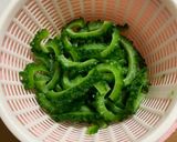 ゴーヤ簡単胡麻和え作り方1写真