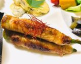 夏の和食ごはん・肉巻きオクラ・枝豆おかず作り方6写真